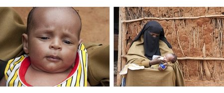 Familias somalís abandonan a sus bebés en el campo de Dadaab
