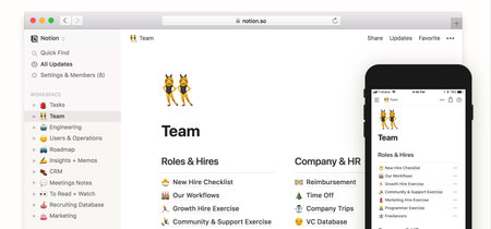 Notion, un área de trabajo todo en uno para que gestiones notas, tareas, calendarios, bases de datos y más