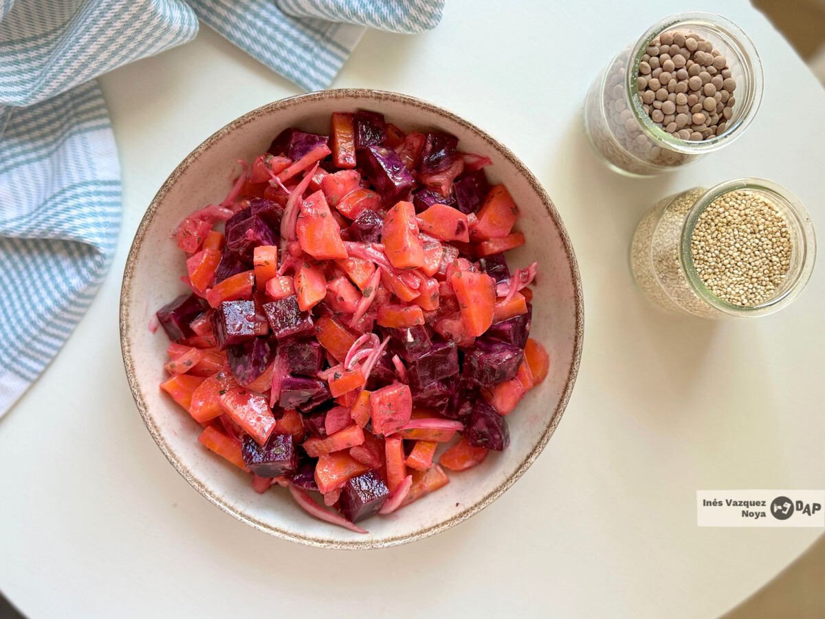 Ensalada de remolacha: receta fácil, fresca y saludable