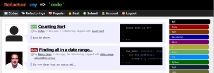 RefactorMyCode, mejorando códigos de programación