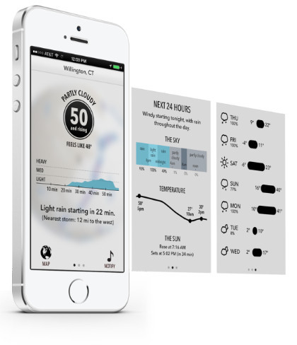Dark Sky, quizás una de las aplicaciones del tiempo más cuidadas para iOS