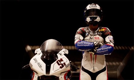 Leon Haslam en pruebas de aerodinámica