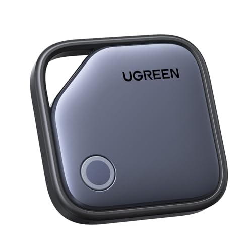 UGREEN FineTrack Smart Finder Localizador Bluetooth SmartTag Tracker Soporte iOS Rastreador para Llaves Equipaje Cartera Bicicleta Mochila Bolso, 2 Años de Batería(2 Piezas)