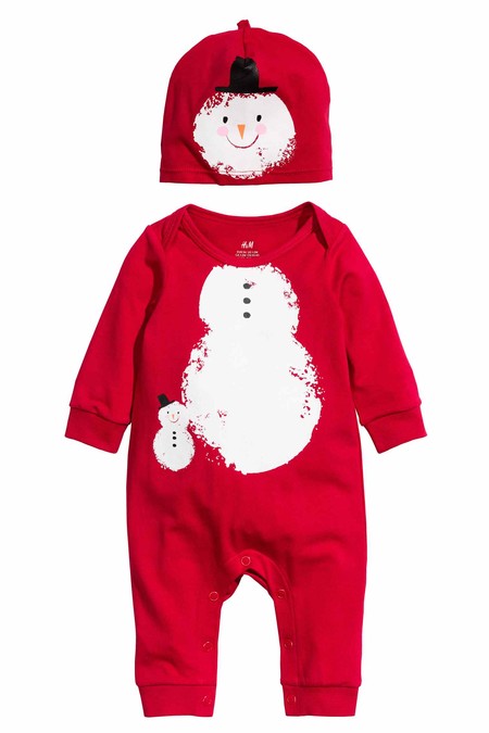 Pelele De Punto Bebe Navidad