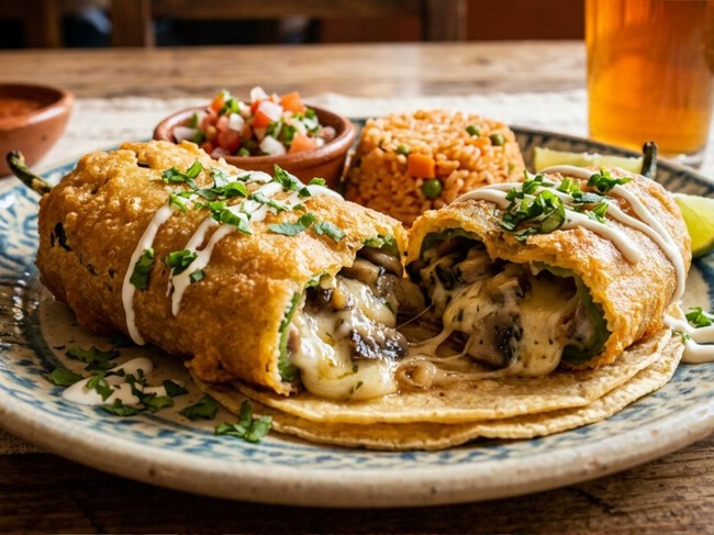 Cómo hacer chiles poblanos rellenos de champiñones con queso y un toque de cerveza: receta fácil y en menos de 30 minutos