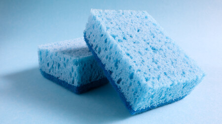 esponja azul