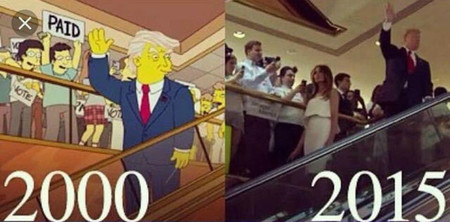 Cazadores de fakes: no, Los Simpsons no mostraron a un Trump presidente en el 2000