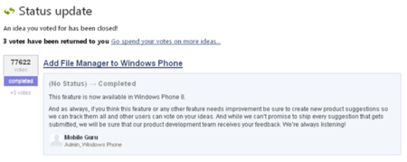 Microsoft lanzará un administrador de archivos para Windows Phone (ACTUALIZADA)