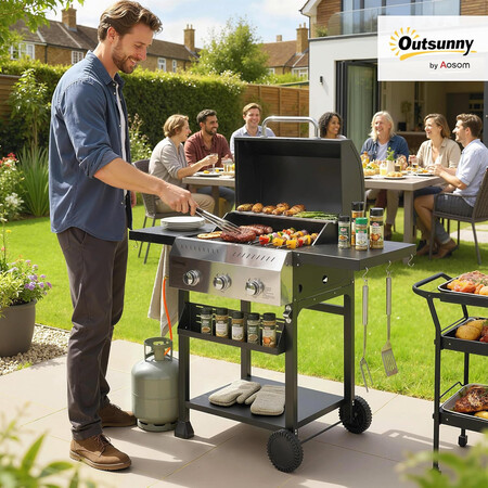 Outsunny Barbacoa De Gas