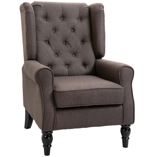 HOMCOM Sillón Orejero Butaca de Salón