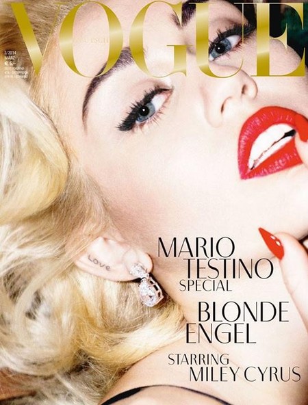 ¿Es Miley Cyrus en Vogue? No, es Madonna,... No, es Marilyn...