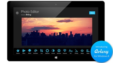 Aviary lanza su SDK y su aplicación oficial para Windows 8