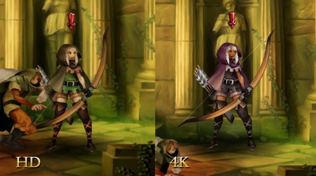 El nuevo vídeo comparativo de Dragon's Crown Pro nos muestra cómo se ve si se juega en 4K