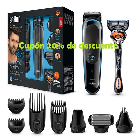 Cupón del 20% de descuento en depiladoras y afeitadoras Braun en Amazon