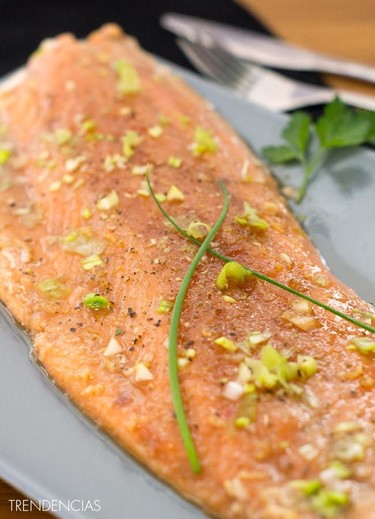 Salmón agridulce. La receta más fácil para sorprender en Nochevieja