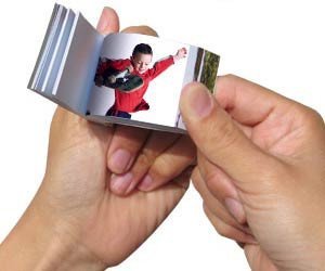Flip books con la foto de tu bebé