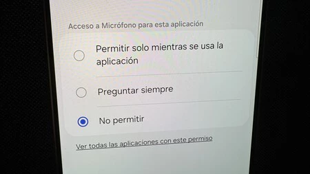 Permitir o no el micrófono