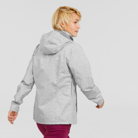 Chaqueta Impermeable Montana Y Trekking Mujer Quechua Mh100 1