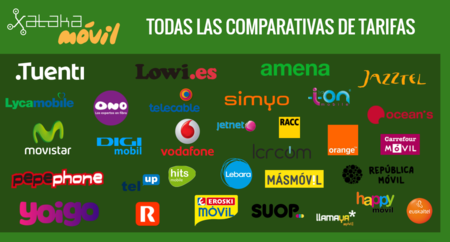 Todas las comparativas de tarifas organizadas según necesidades para encontrar tu mejor operador móvil
