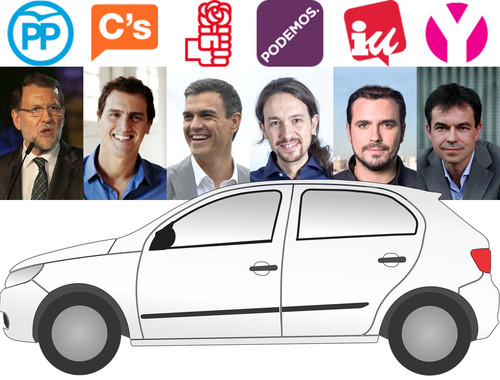 20D: Esto prometen PP, Ciudadanos, PSOE, Podemos, IU y UPYD sobre automóviles y movilidad