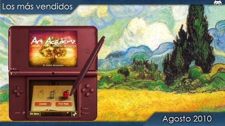 Los juegos más vendidos en España. Agosto 2010.