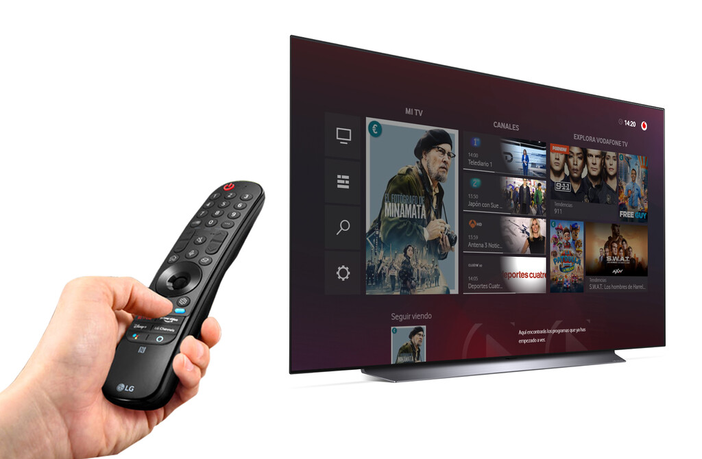 Vodafone TV llega a los televisores inteligentes de LG con sistema operativo WebOS 5.0 o posterior