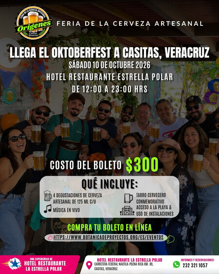 10 cervecerías, música y playa: así será la feria de cerveza artesanal que llega a Veracruz este fin de semana
