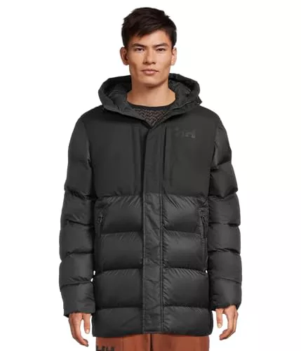 Helly Hansen Hombres Chaqueta larga Active Puffy, Negro, L
