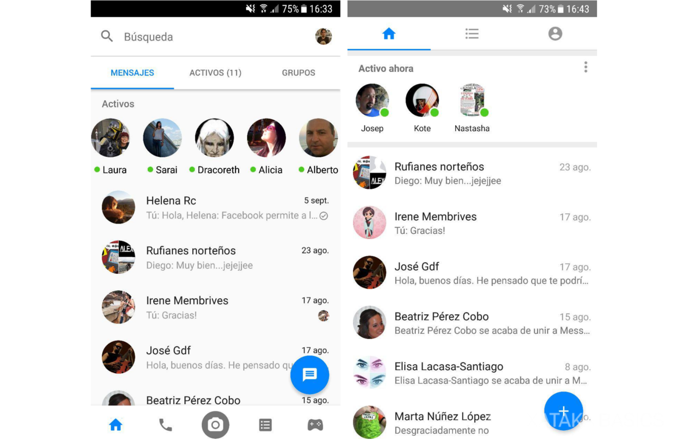 Facebook Messenger vs Messenger Lite diferencias entre las dos apps de