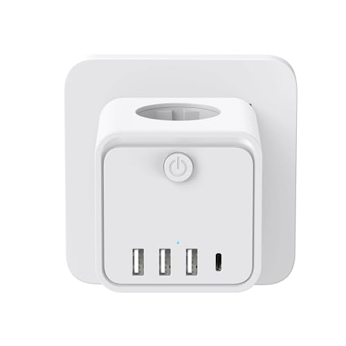 Cubo Enchufe USB 7 en 1