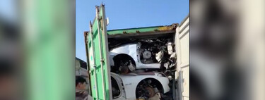 Pasar la ITV en Japón es tan caro que jubilan los coches con cinco años. Los trocean y mandan en contenedores a Emiratos Árabes Unidos para luego juntarlos y venderlos 