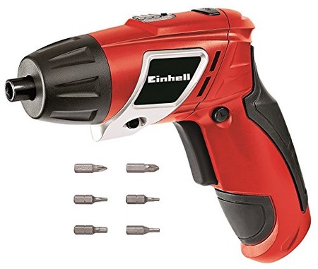 El atornillador sin cables Einhell TC-SD con seis puntas incluidas está por 14,95 euros en Amazon