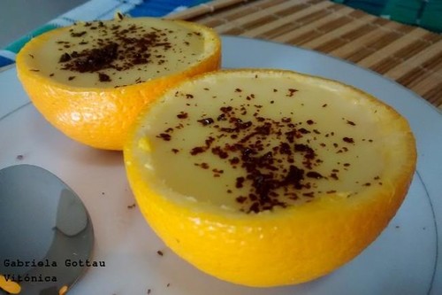 Naranjas rellenas. Receta saludable