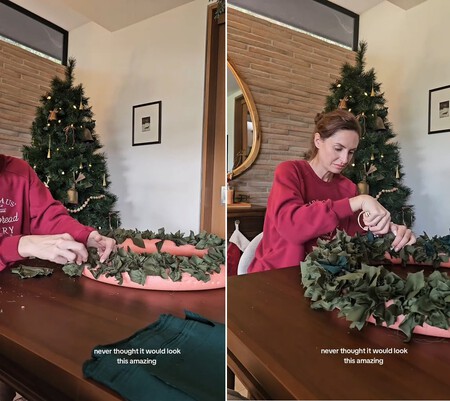 Corona de Navidad handmade