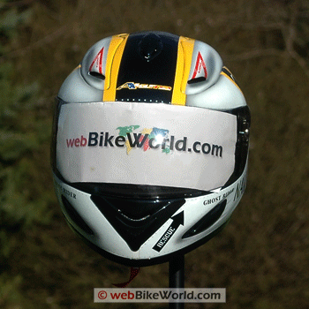 Visor de casco que cambia de color con el Sol