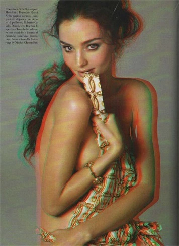 Miranda Kerr en 3D