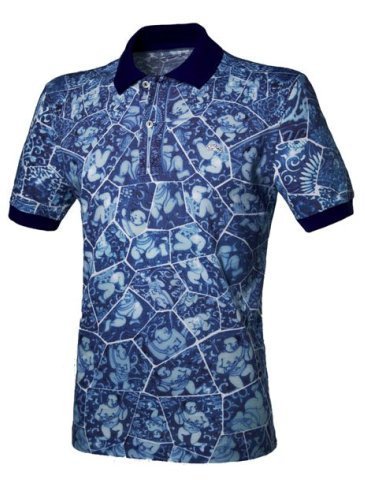 Lacoste y Li Xiaofeng juntos en un nuevo polo con estampado-porcelana