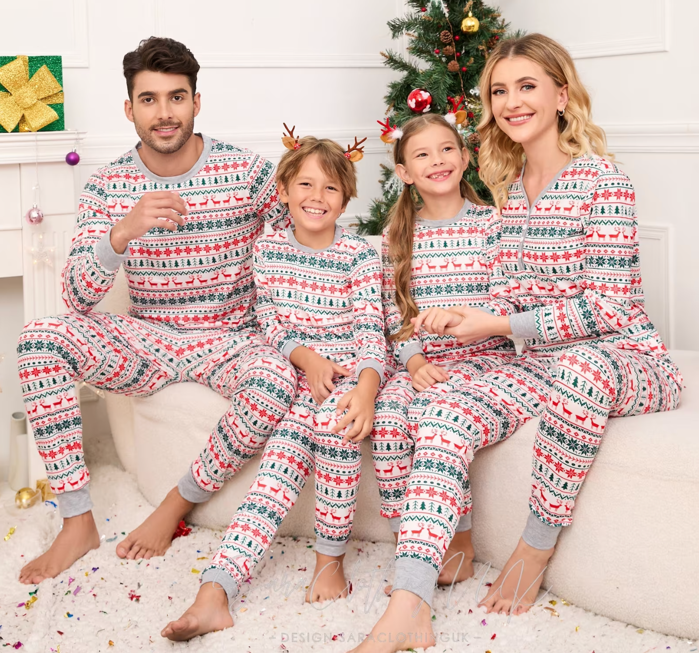 Pijama de Navidad familiar
