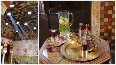 la luz del hammam y el te