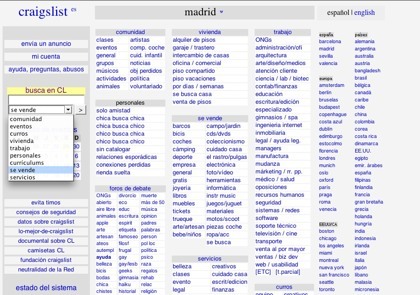 Craigslist añade nuevos idiomas