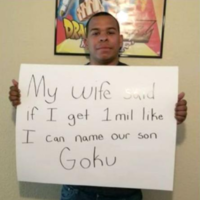 Decide llamar a su hijo Goku tras ganar una apuesta con su mujer realizada a través de Facebook