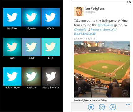 Twitter para Windows Phone se actualiza incorporando filtros para imágenes