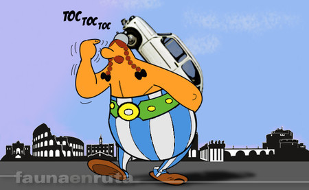 fauna en ruta: Están locos estos romanos