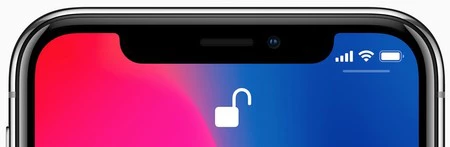 iPhone Xのノッチ