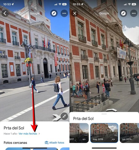 Google Maps Anos Atras