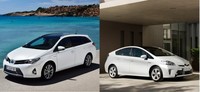 Cara a cara, Toyota Prius contra Toyota Auris Touring Sports híbrido