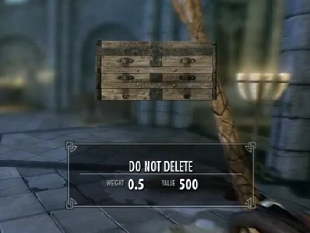 Las tiendas de Skyrim no existen en realidad son un cofre ‘secreto