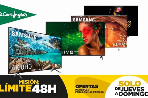 Estas 27 smart TVs de LG, Panasonic, Samsung o Sony te saldrán mucho más baratas si aprovechas las ofertas Límite 48 Horas de El Corte Inglés este fin de semana