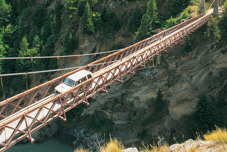 Skippers Bridge In Skippers Canyon