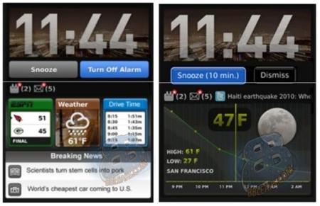 BlackBerry OS 6.0, posibles primeras imágenes evidencian similitudes con Android
